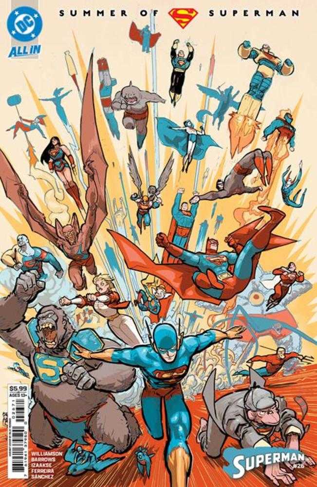 Superman #26 Cover E Riley Rossmo Supersmash-Up Card Stock Variant