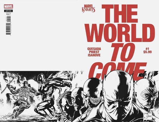 Marvel Knights: The World To Come #1 Surprise Black and White Joe Quesada and Christopher Priest Variant