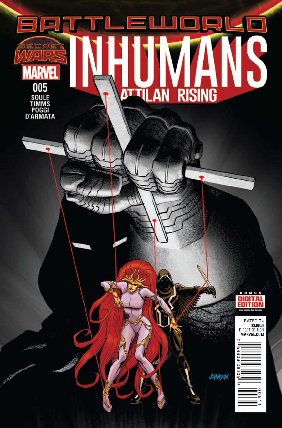 Inhumans Attilan Rising #1-5 (2015) Complete Set