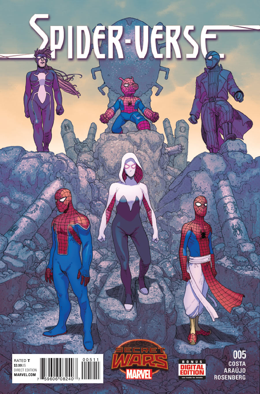 Spider Verse #1-5 (2015) Complete Set