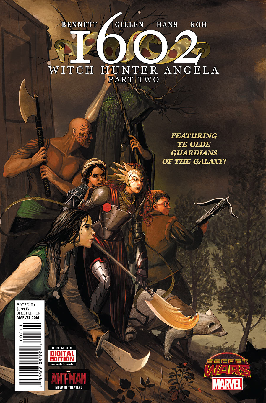 1602 Witch Hunter Angela #1-4 (2015) Complete Set