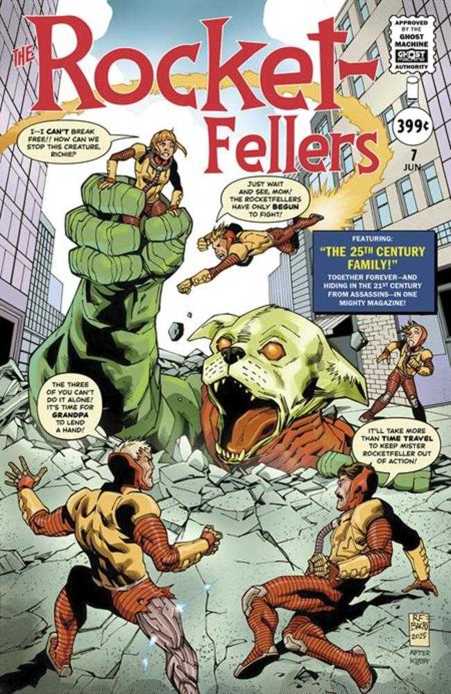 Rocketfellers #7 Cover D Ramon Bachs Fantastic Four Homage Variant
