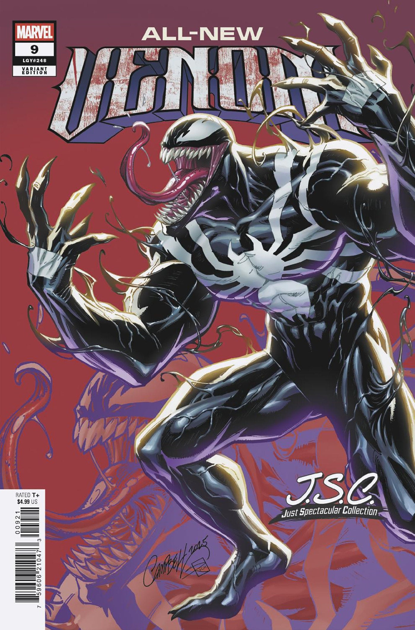 All-New Venom #9 J. Scott Campbell Just Spectacular Collection Variant
