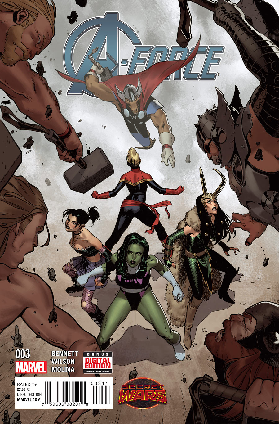 A Force #1-5 (2015) Complete Set