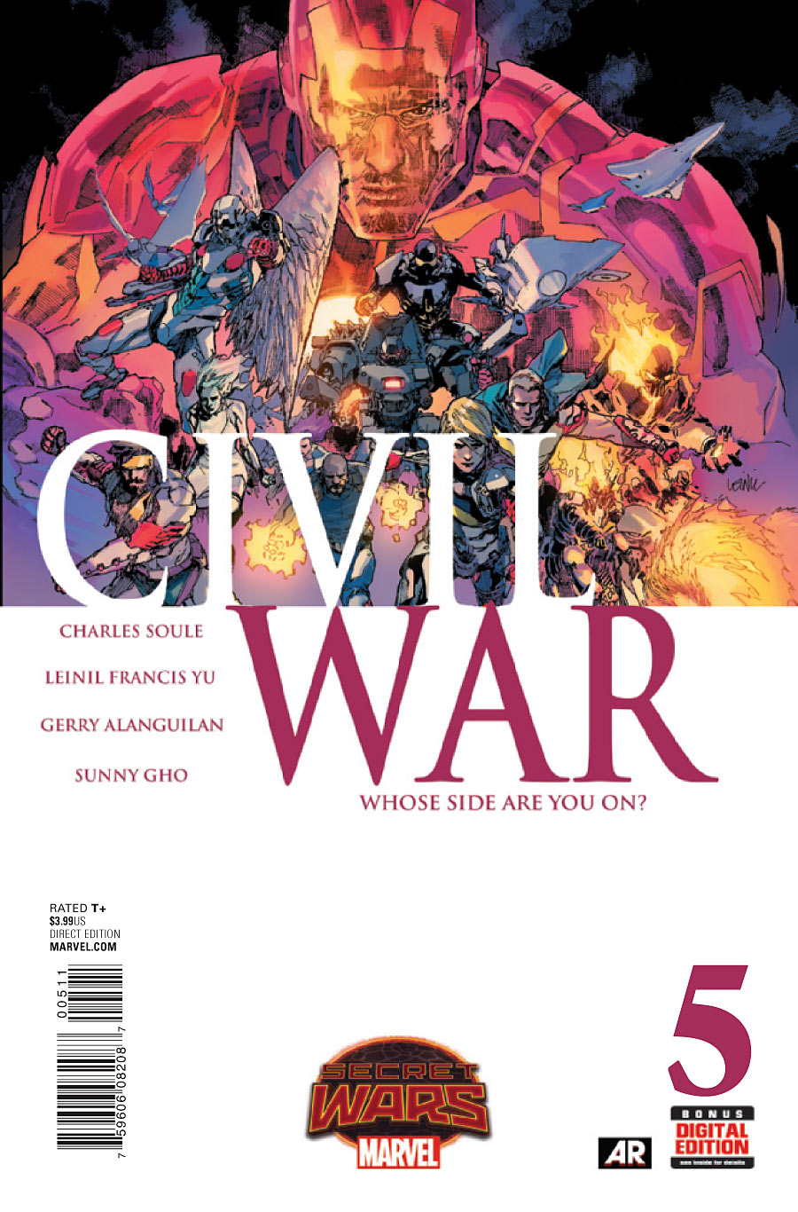 Civil War #1-5 (2015) Complete Set