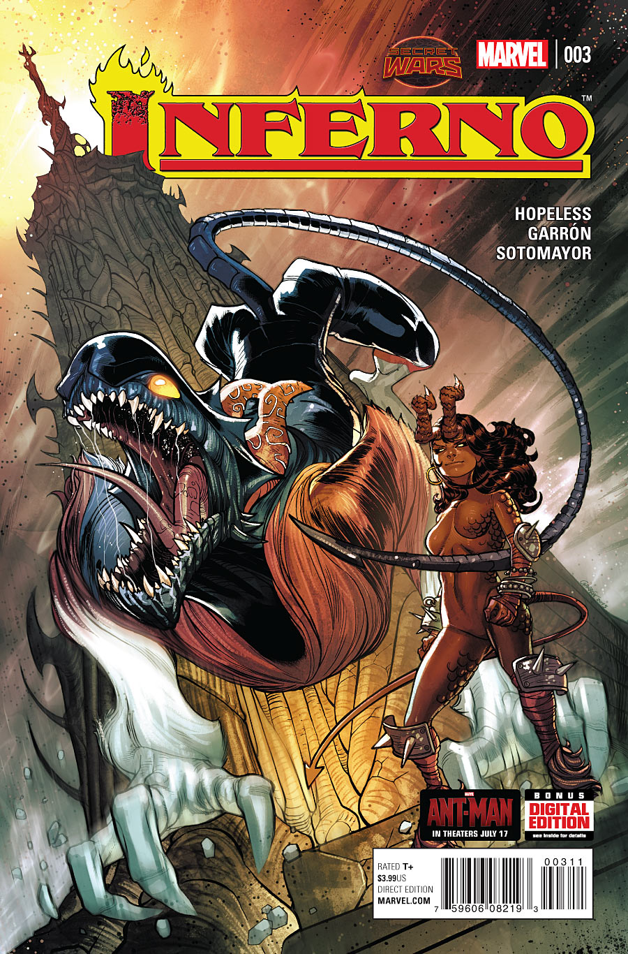 Inferno #1-5 (2015) Complete Set
