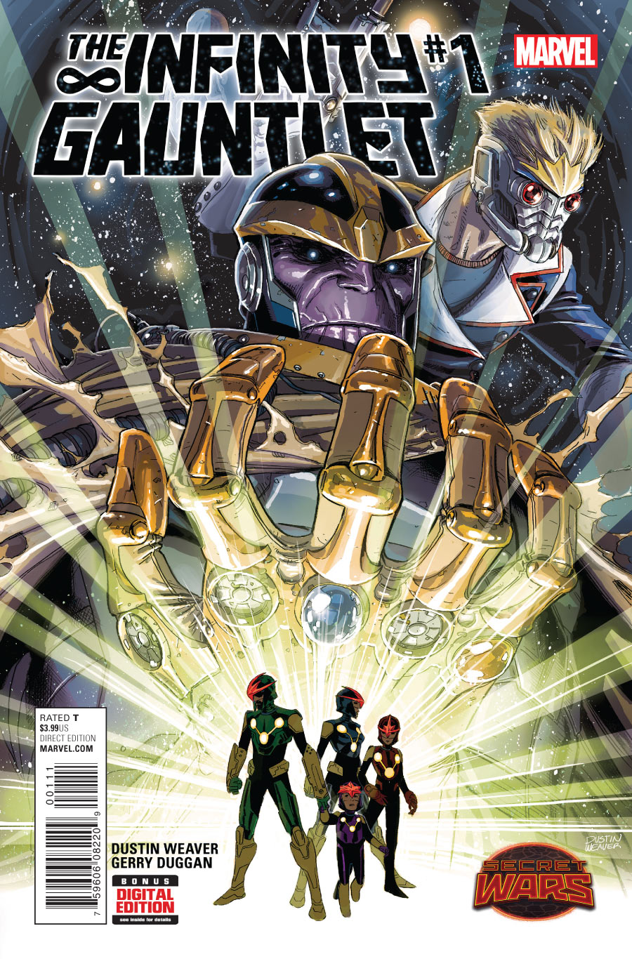Infinity Gauntlet #1-5 (2015) Complete Set
