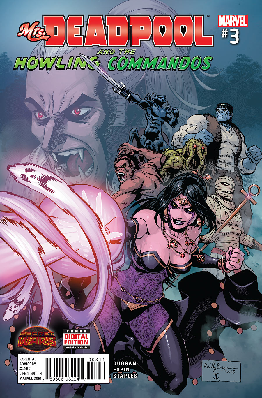 Mrs. Deadpool And Howling Commandos #1-4 (2015) Complete Set