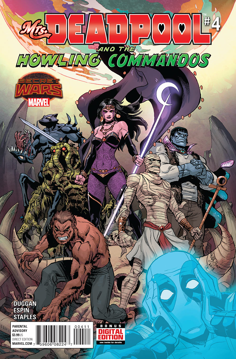 Mrs. Deadpool And Howling Commandos #1-4 (2015) Complete Set
