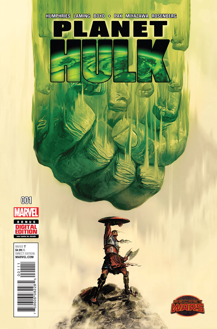 Planet Hulk #1-5 (2015) Complete Set
