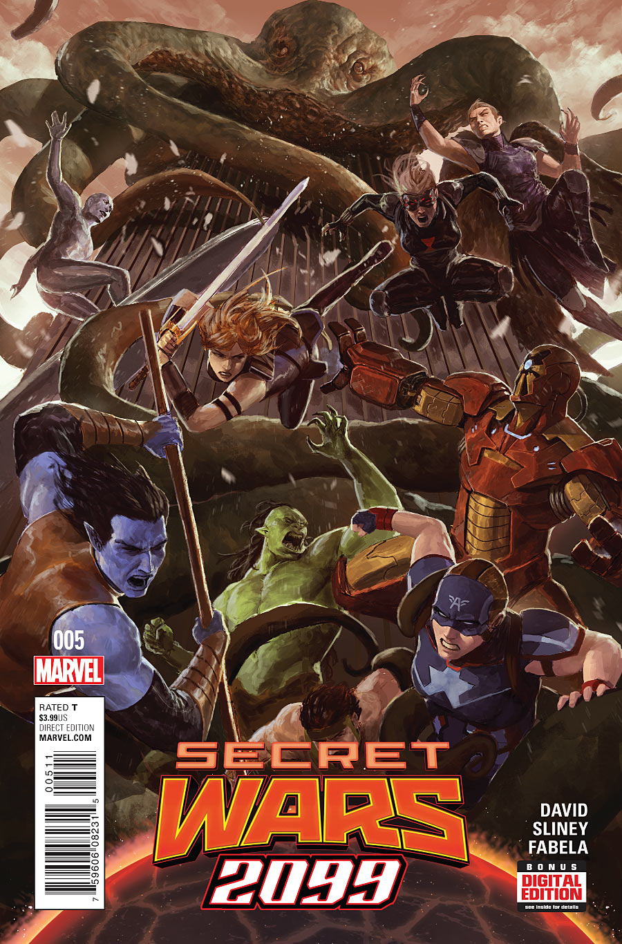 Secret Wars 2099 #1-5 (2015) Complete Set