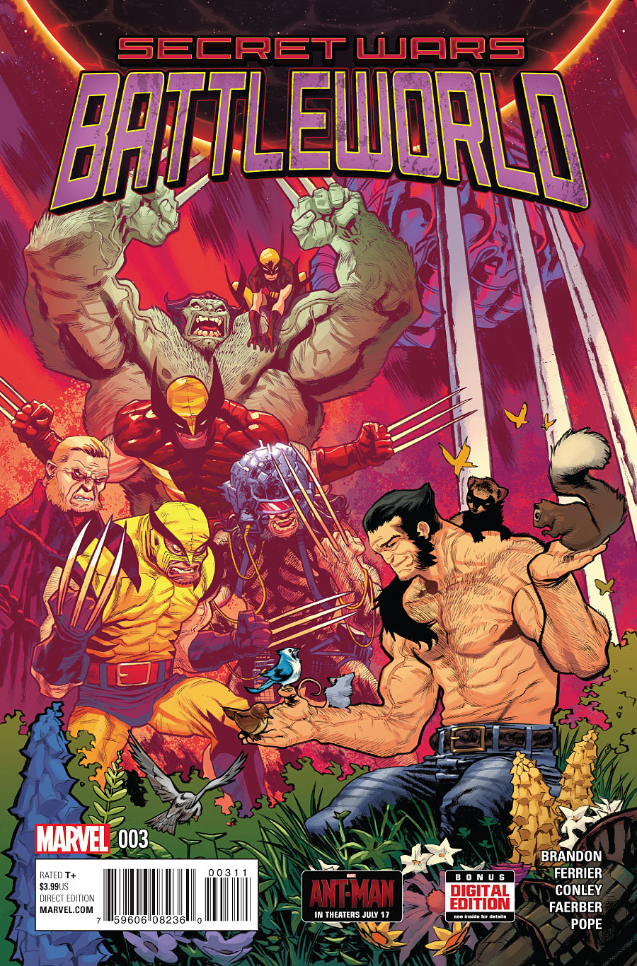 Secret Wars Battleworld #1-4 (2015) Complete Set