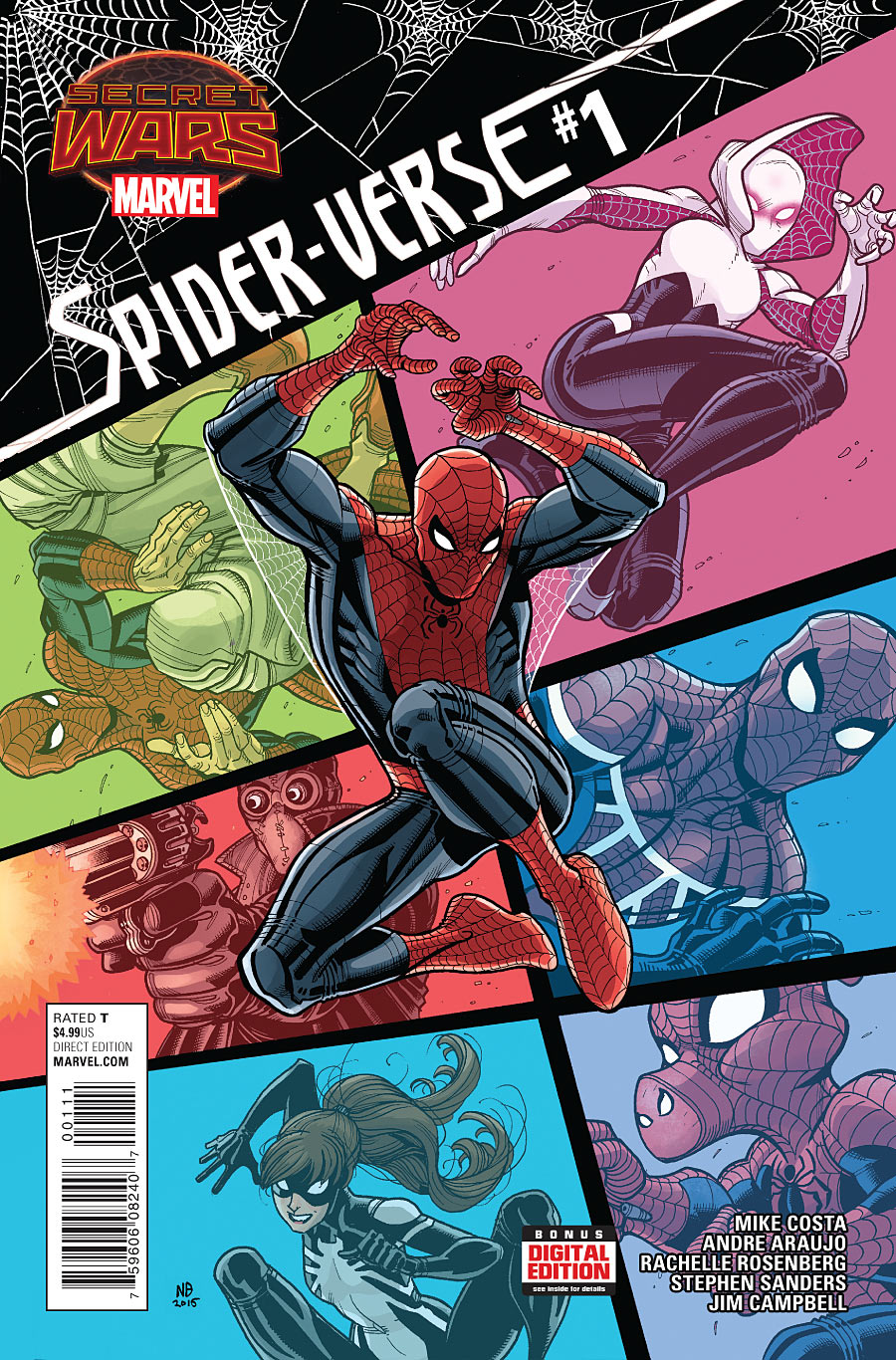 Spider Verse #1-5 (2015) Complete Set