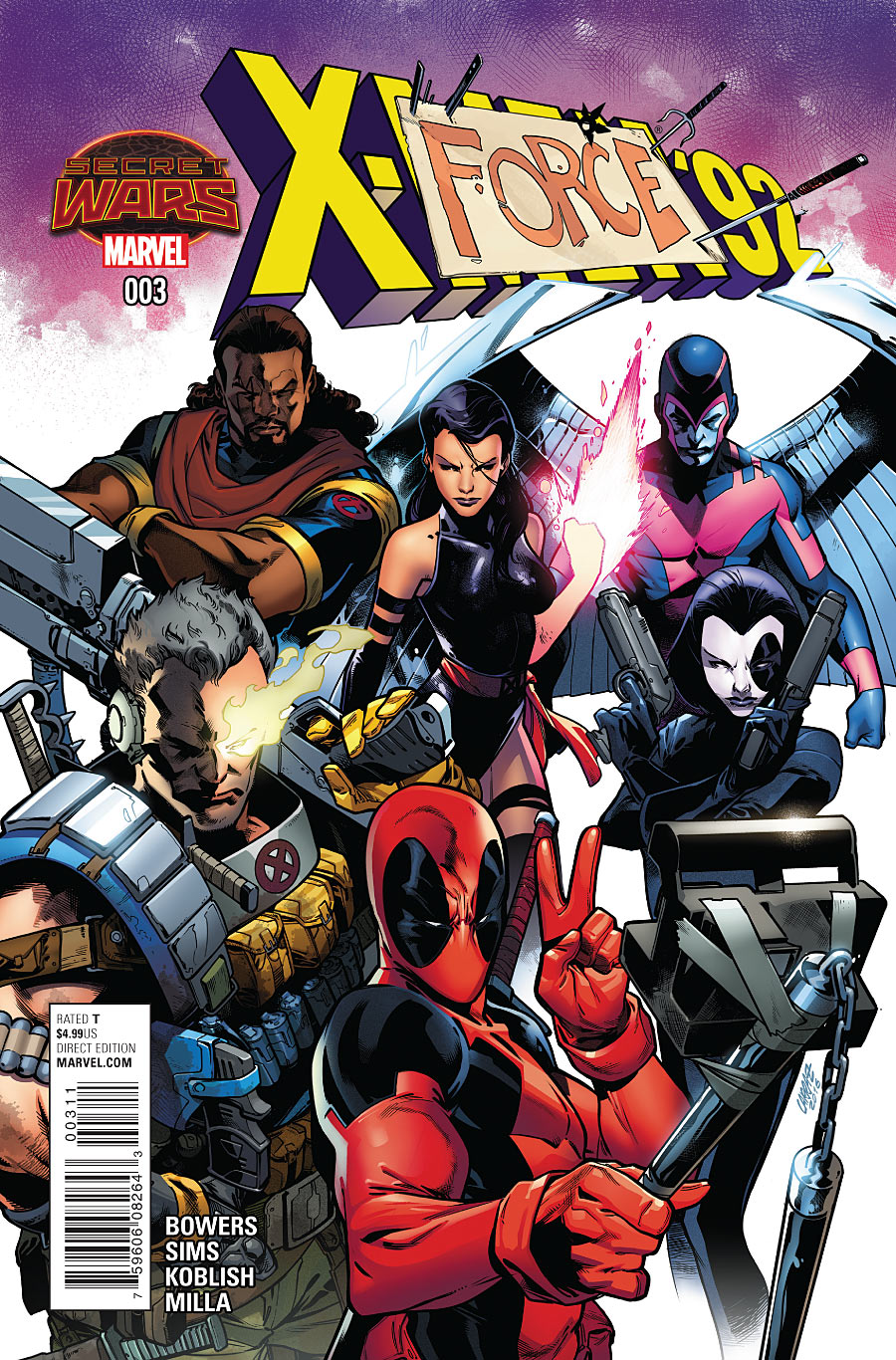 X-Men 92 #1-4 (2015) Complete Set