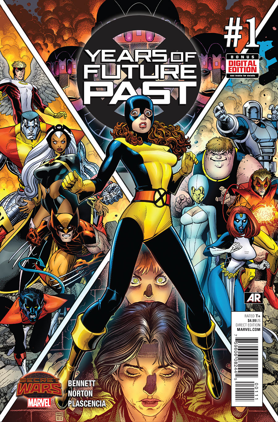 Years Of Future Past #1-5 (2015) Complete set
